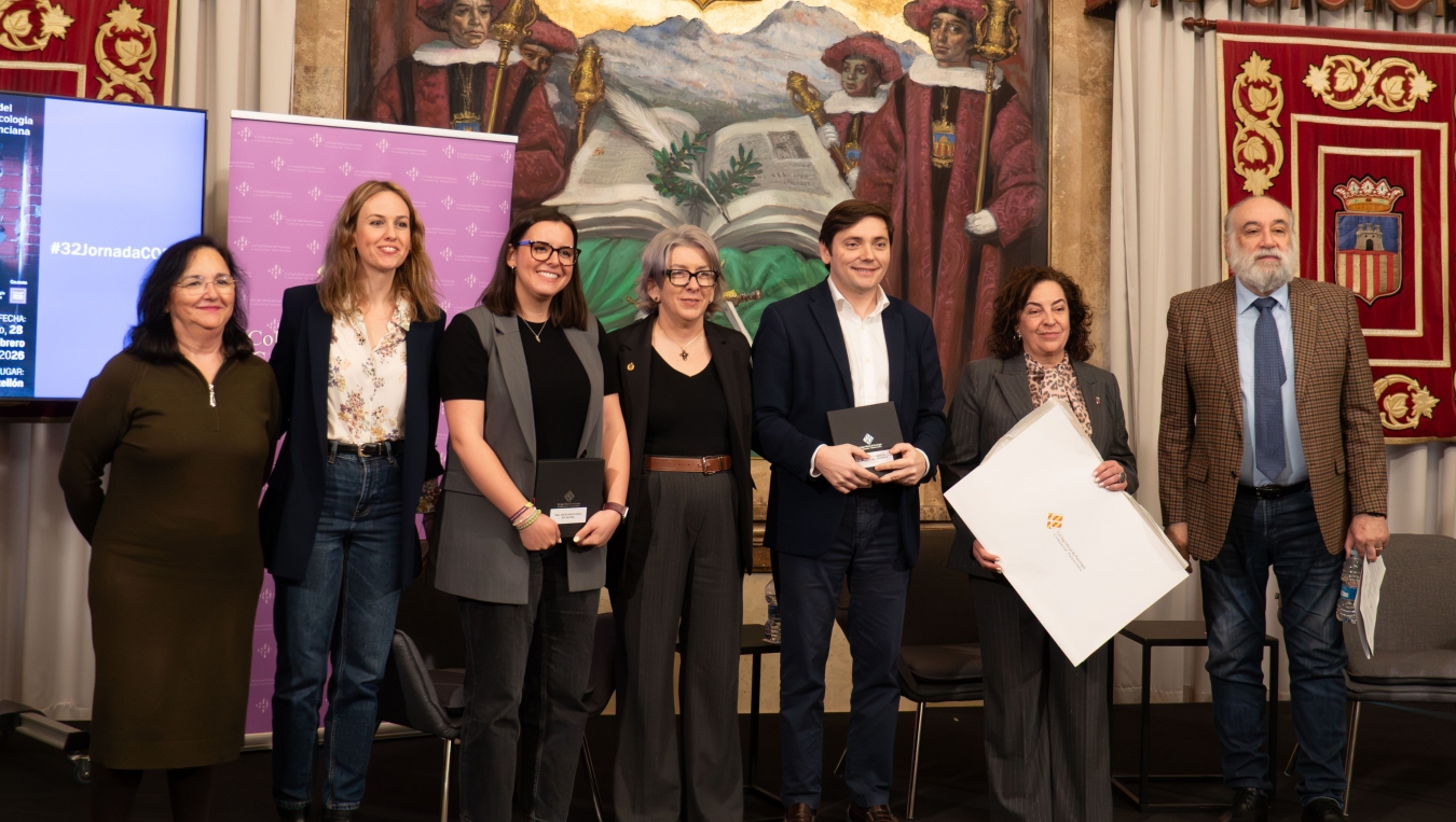 La Diputación de Castellón reconoce la labor del COPCV en la 32.ª Jornada Profesional dedicada a la pobreza y la soledad no deseada