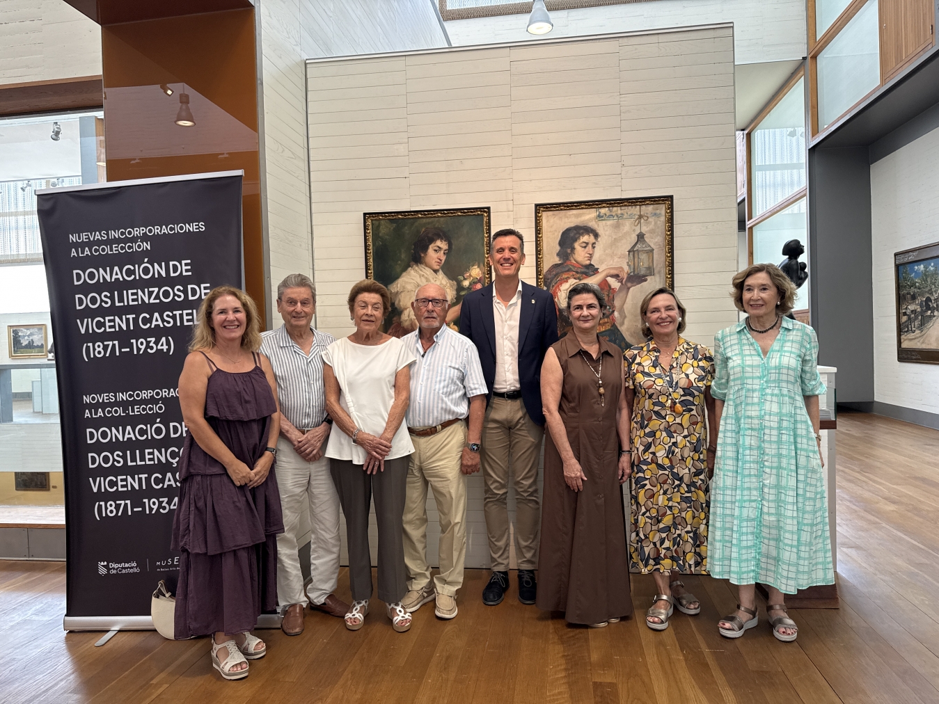 El patrimoni cultural i artístic de la província de Castelló s'enriquix amb la donació de dos llenços de Vicent Castell